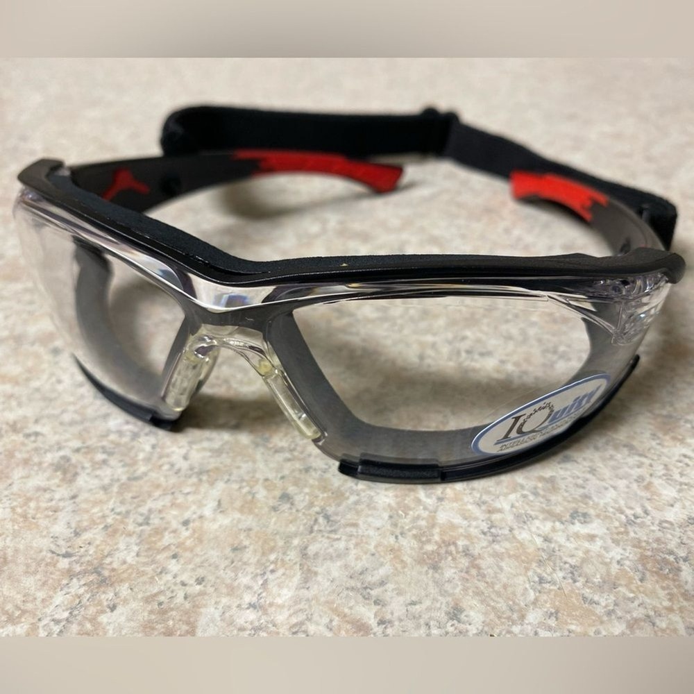 Radians Obliterator IQ IQuity Clear/Anti Fog Safety Glasses Goggles Foam Padded